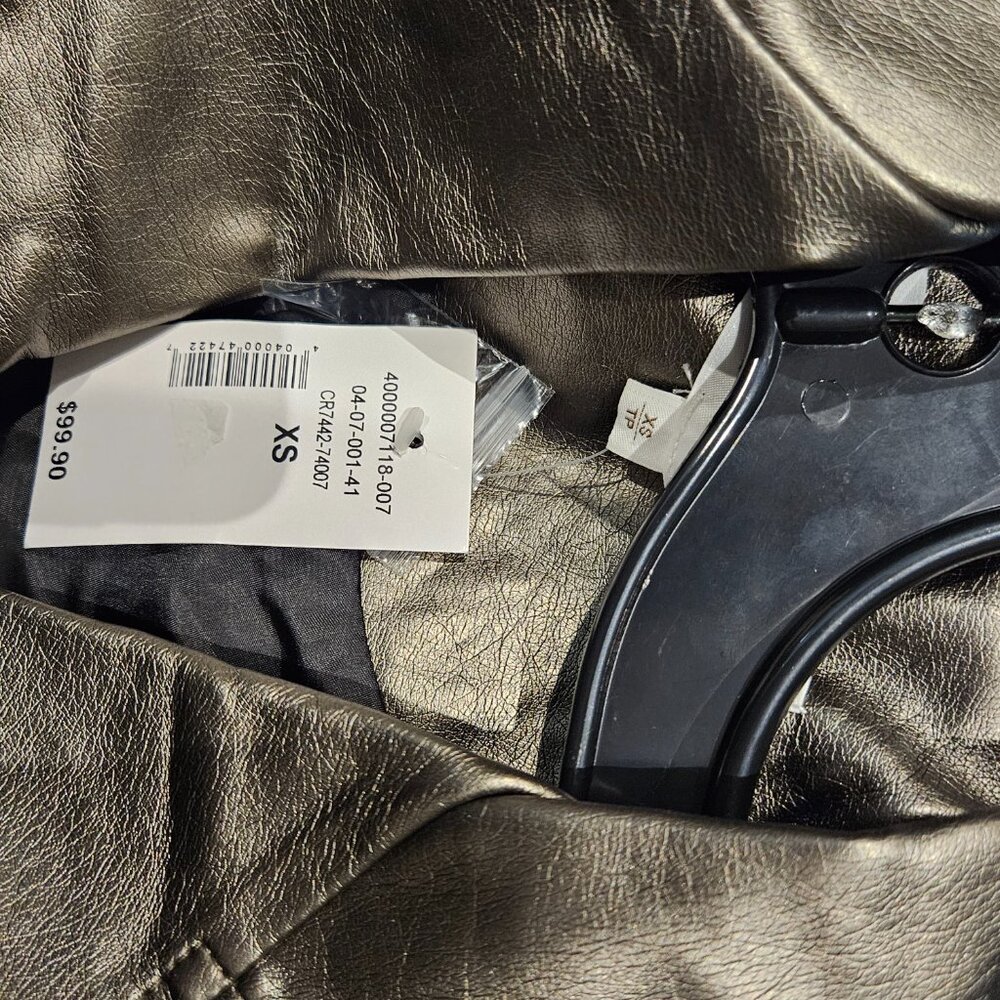 Cleo Metallic Silver Blazer Jacket - Picture 6 of 7